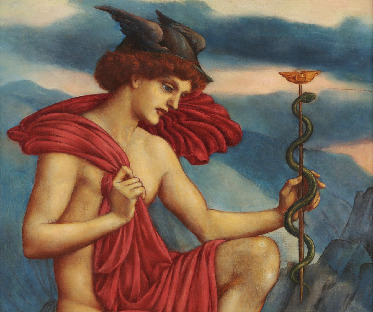 El mensajero de los dioses: Hermes.