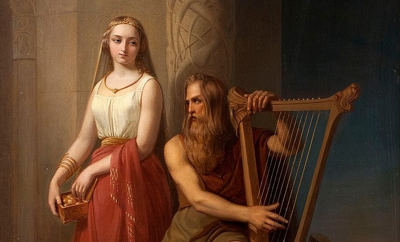 Bragi, dios de la música y la poesía.