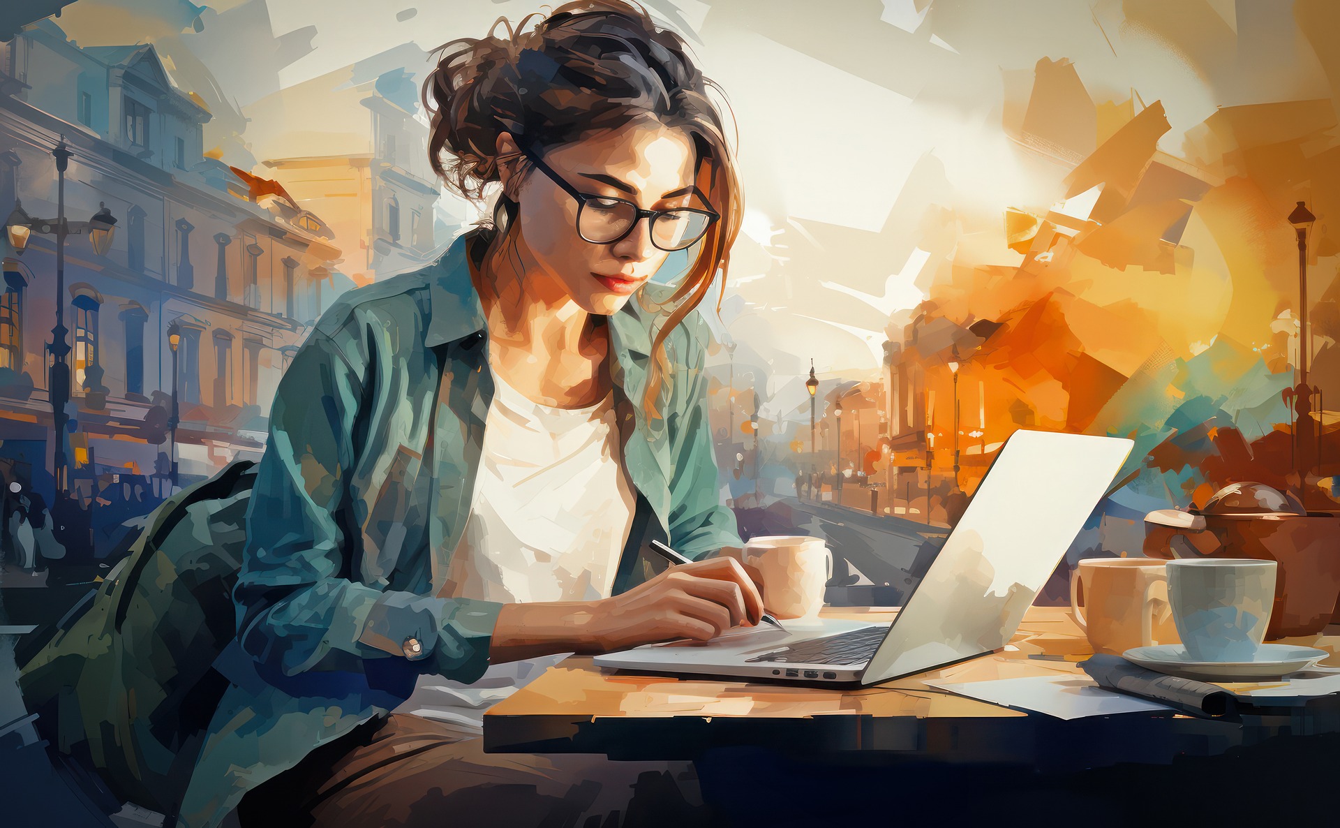 mujer escritora