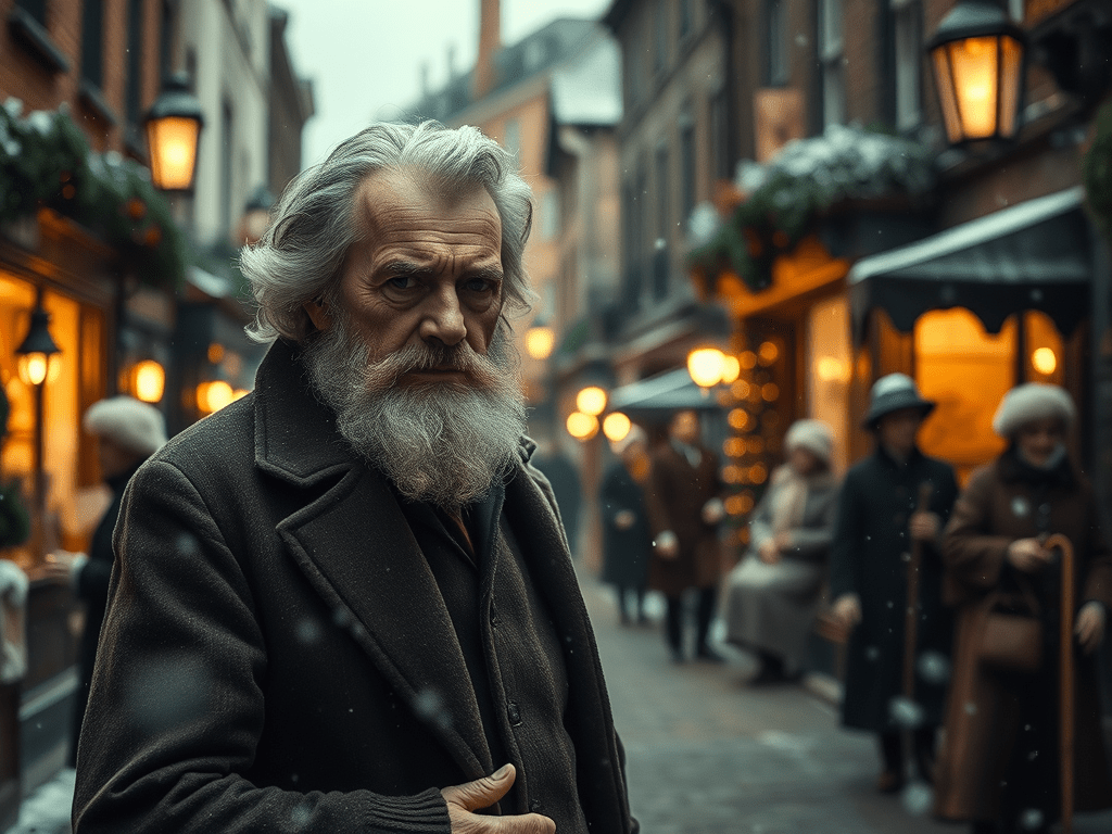 El hombre que inventó la&nbsp;Navidad.